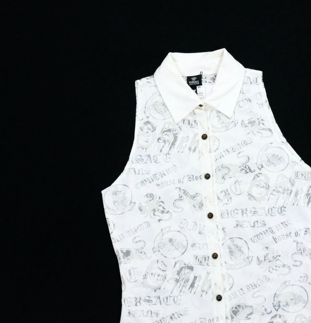 Vintage Versace Jeans Couture Sleeveless Shirt