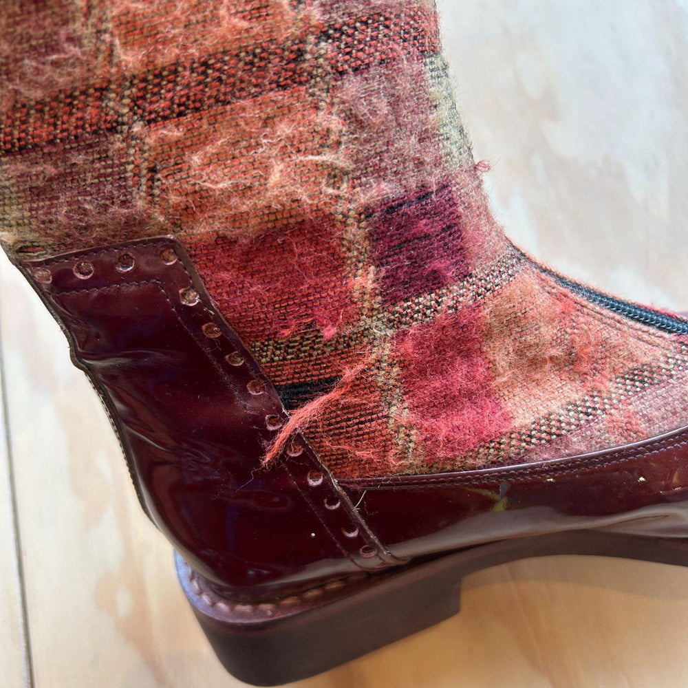 Tartan Boots
