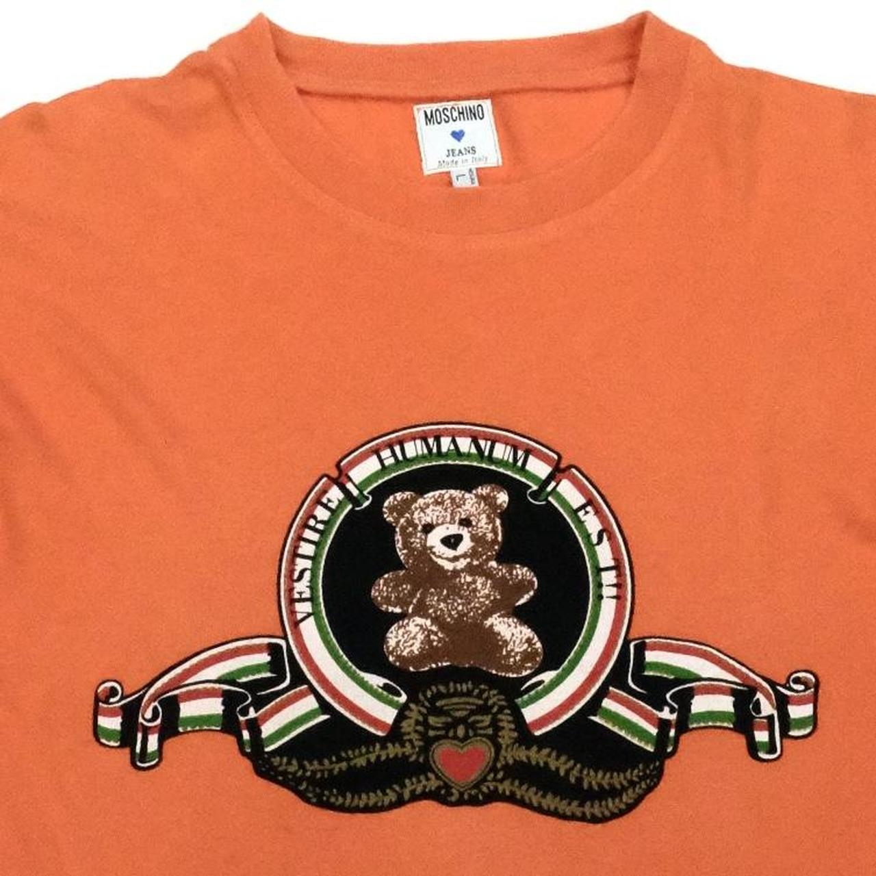 Vintage Moschino teddy bear print t-shirt