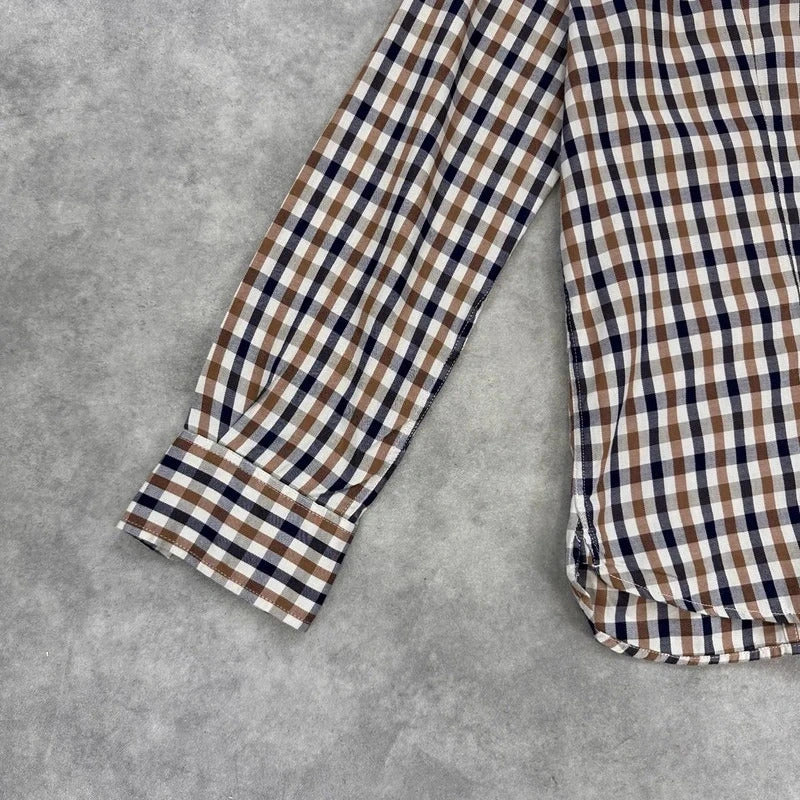 Aquascutum house check shirt