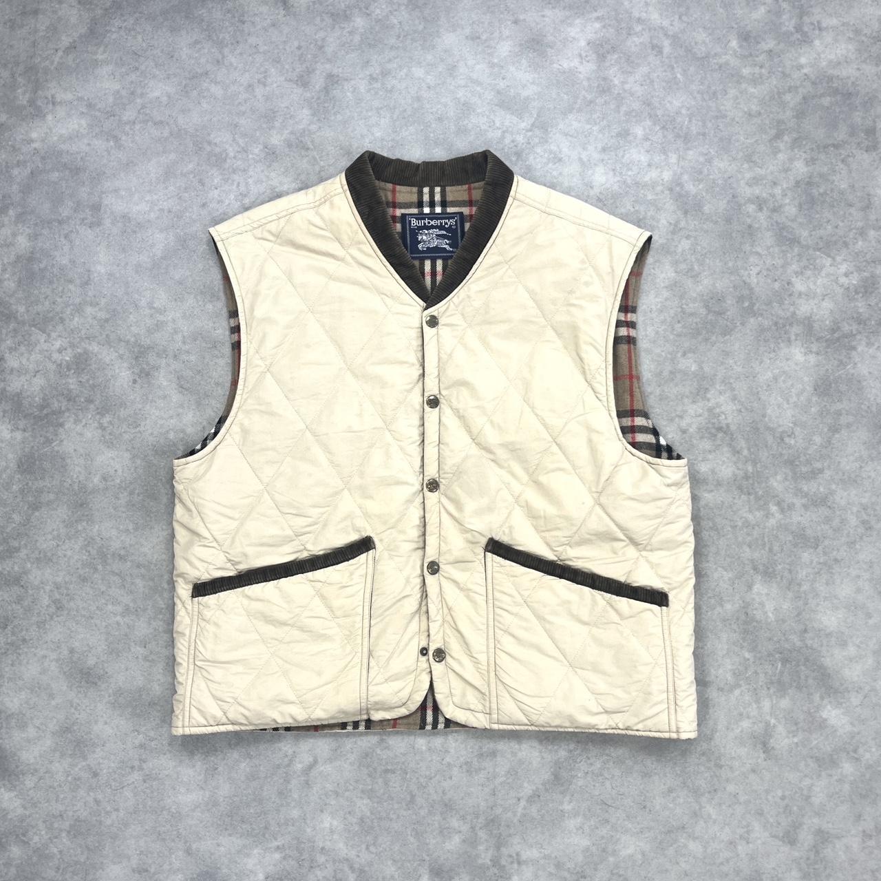 Vintage 90s Burberry quilted gilet