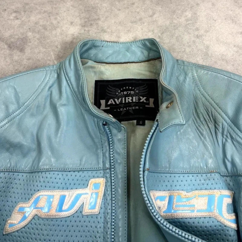 Avirex snake charmer leather jacket.