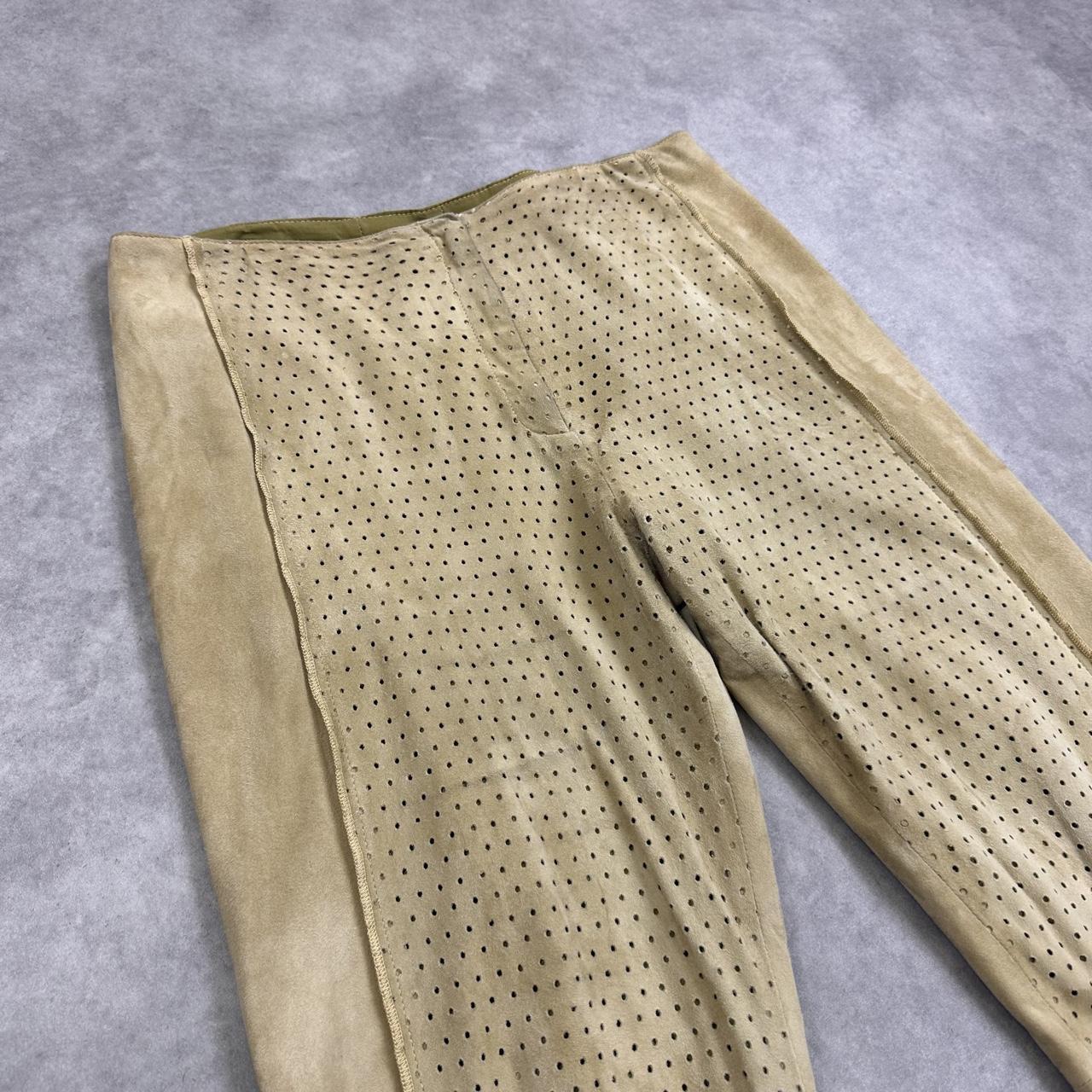 Pancaldi & B tan suede trousers