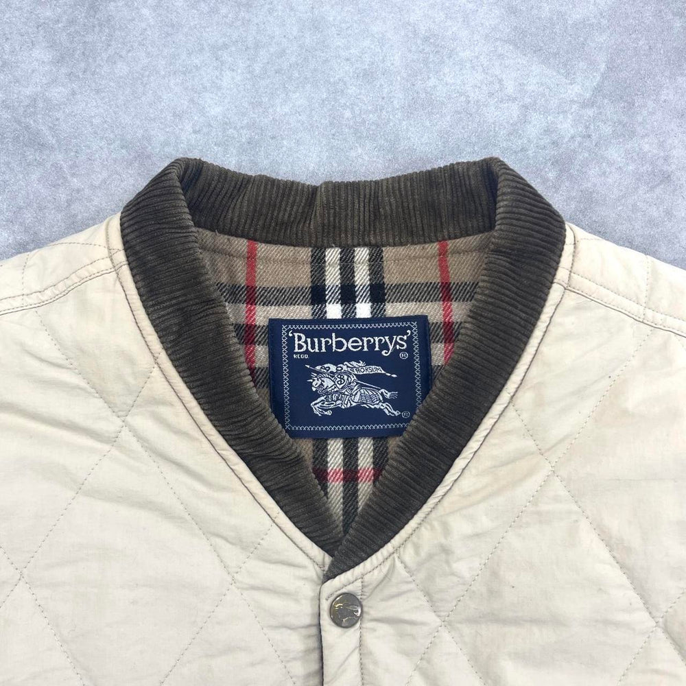 Vintage 90s Burberry quilted gilet