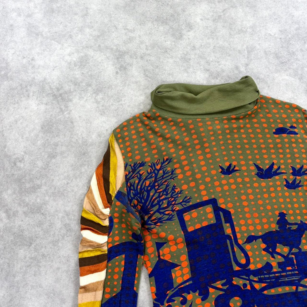 Vintage Custo Barcelona print top