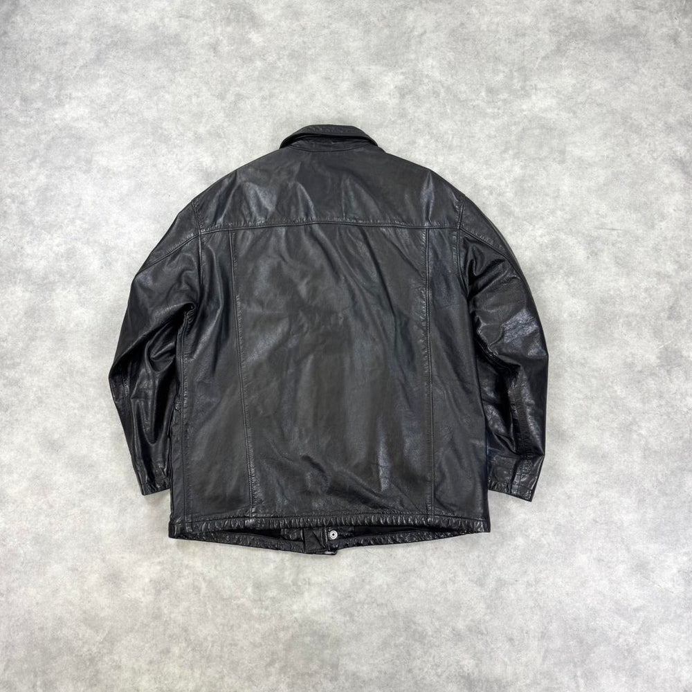Versace leather jacket