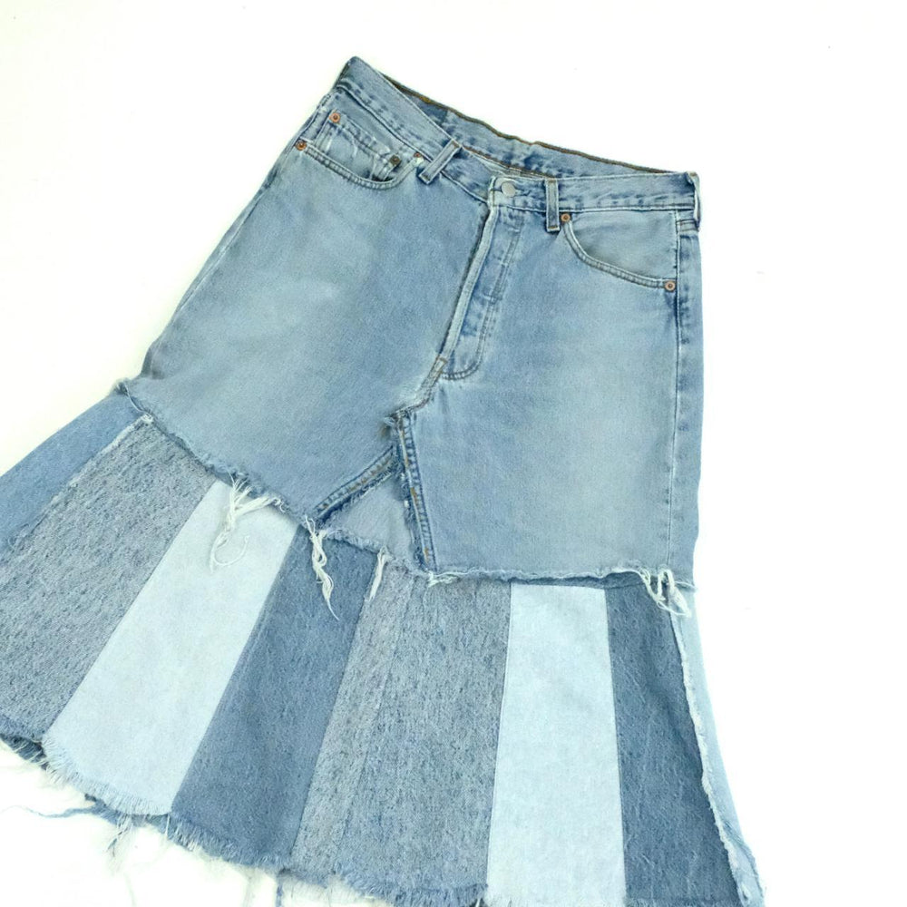 Rework Levis denim skirt