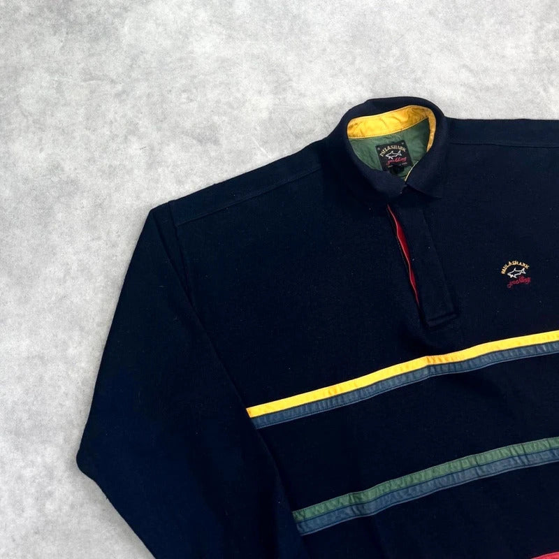 Vintage Paul & Shark wool polo shirt