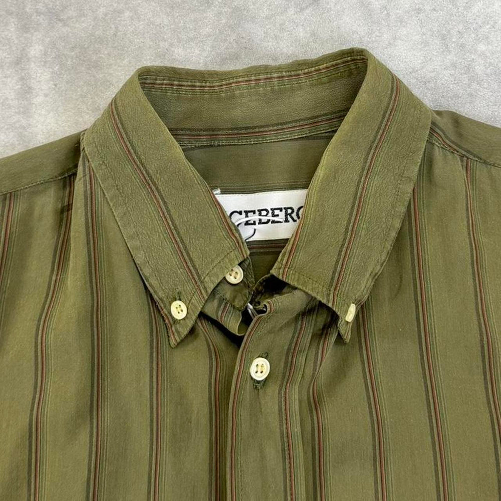 Vintage 90s Iceberg striped shirt