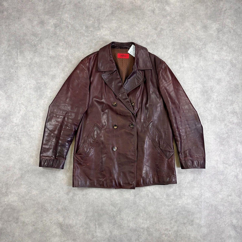 Hugo Boss leather jacket
