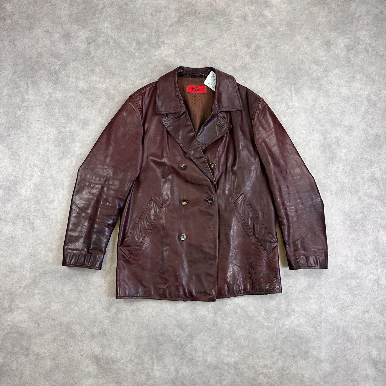 Hugo Boss leather jacket