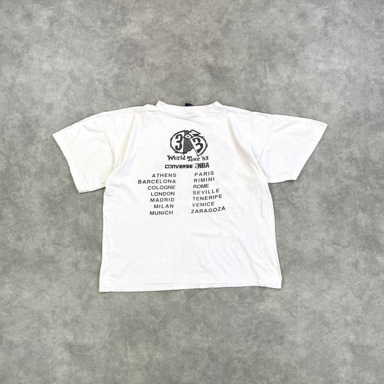 Vintage Converse NFL world tour t-shirt
