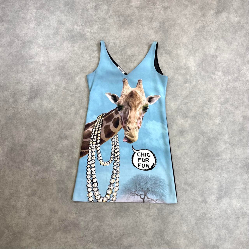 Moschino Cheap & Chic Giraffe Dress