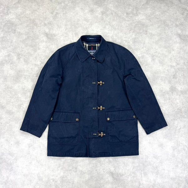 Vintage Burberry fireman’s clip coat