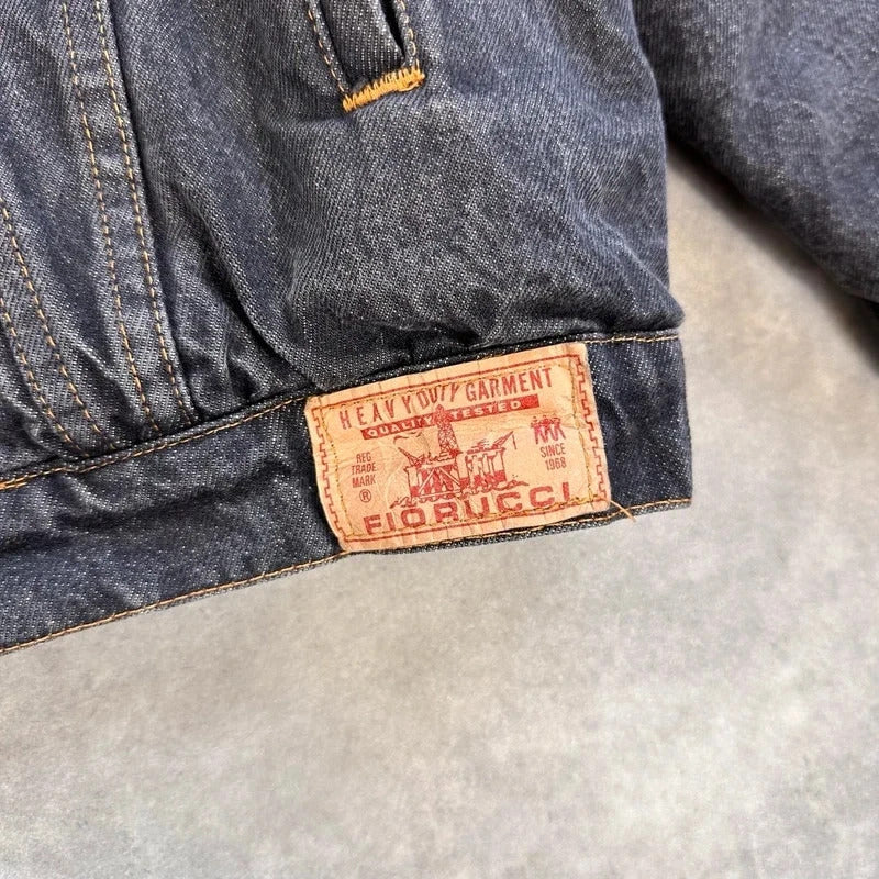 Fiorucci denim sherpa jacket