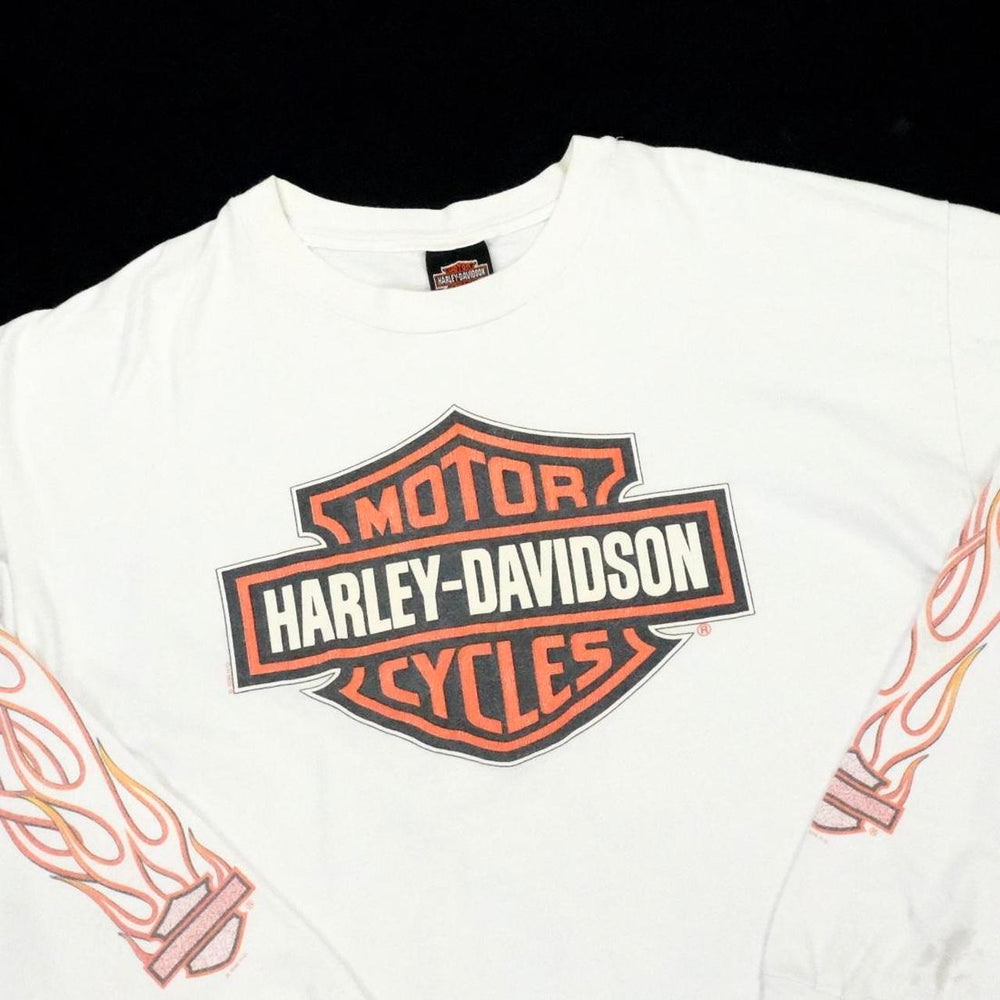 Vintage 1996 Harley Davidson print top