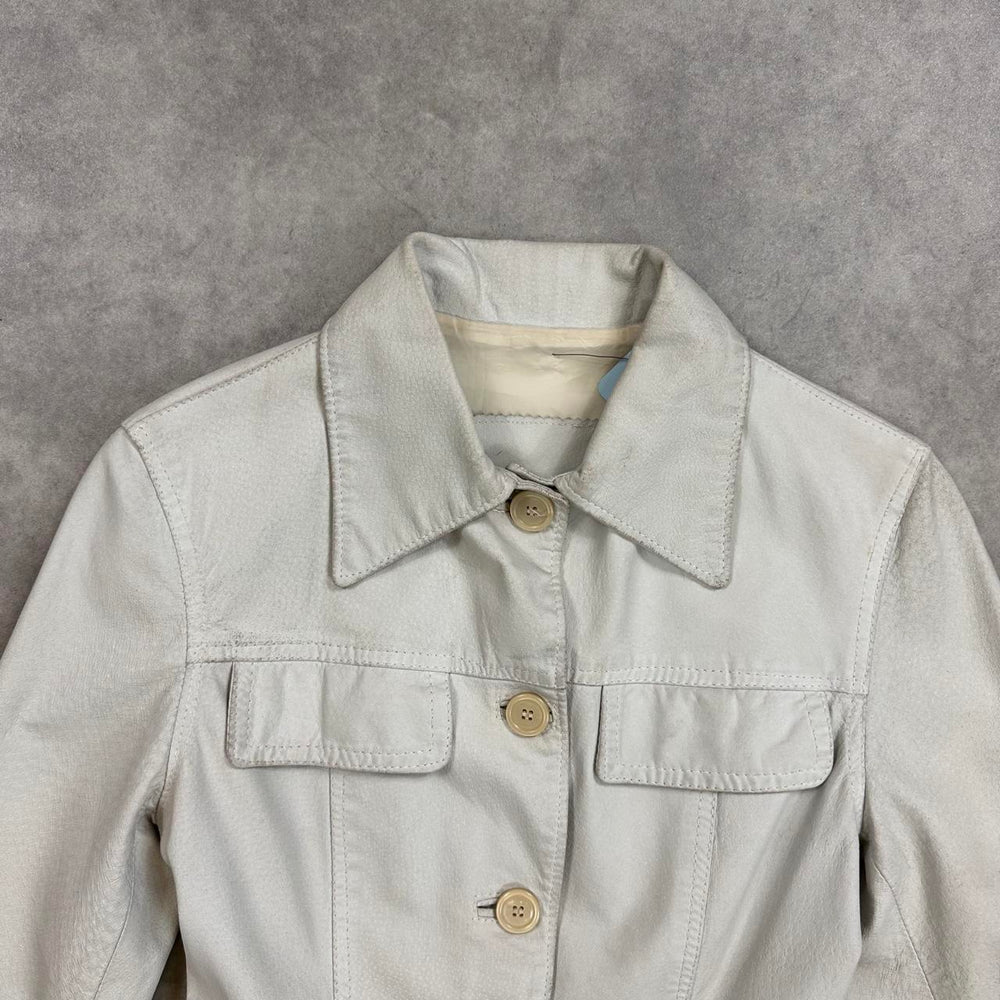 Cream & white jacket