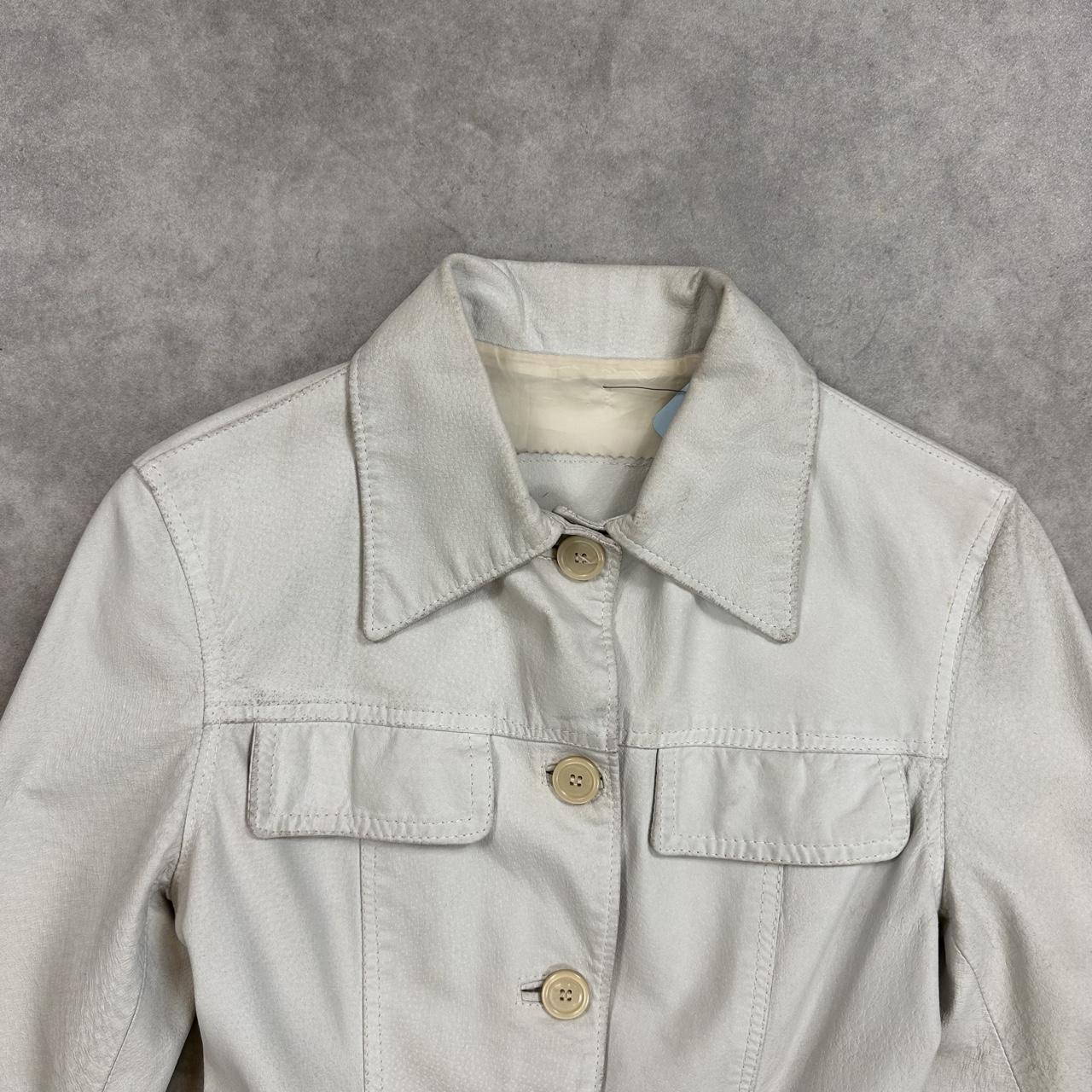 Cream & white jacket