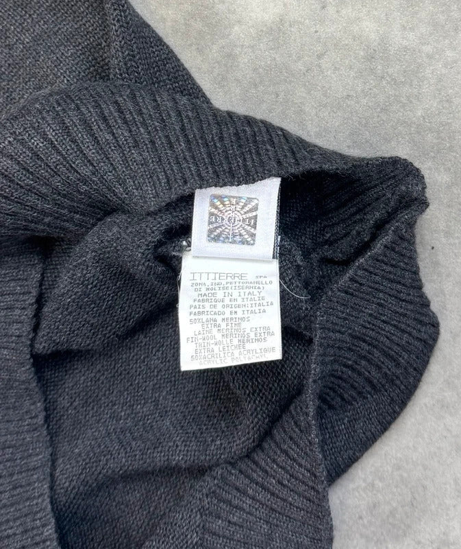 Vintage Versace embroidered knit jumper