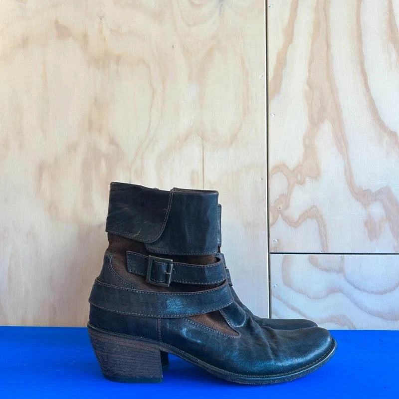 Western ankle boots