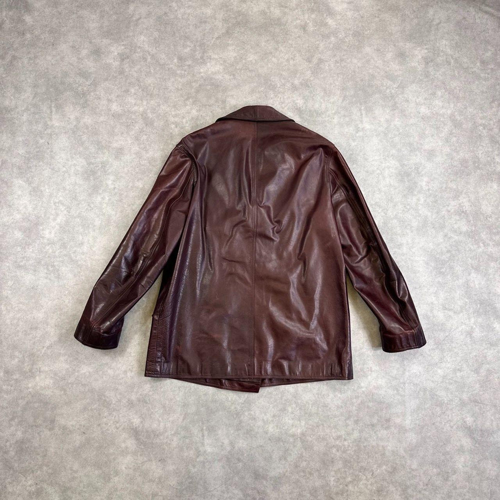 Hugo Boss leather jacket