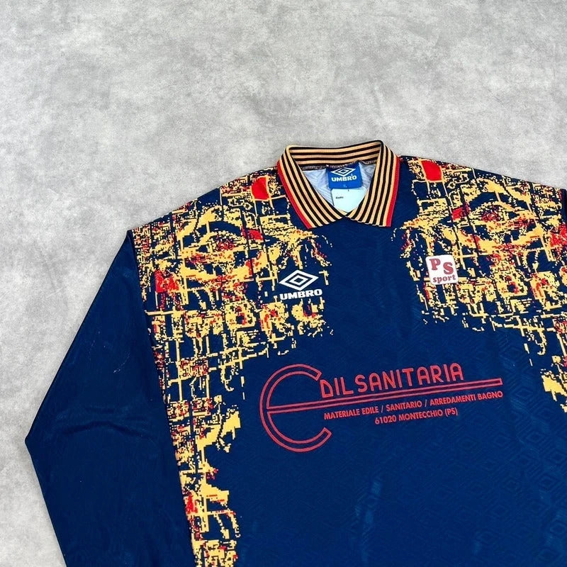 Umbro print football shirt.