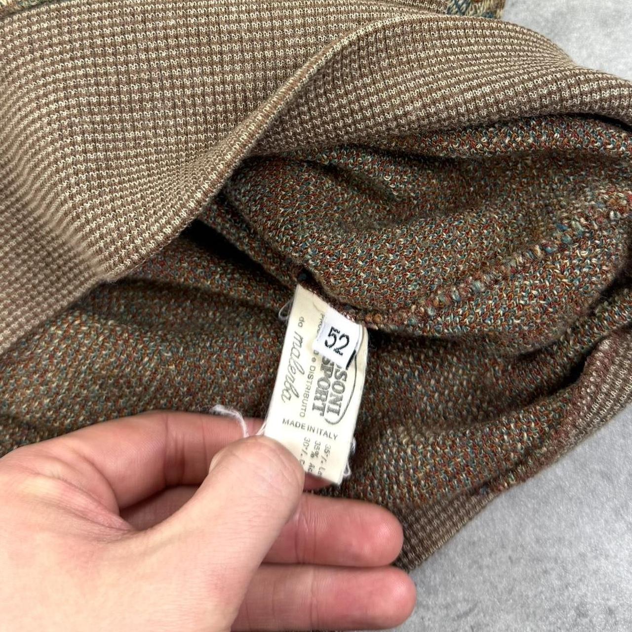 Vintage Missoni spell out knit jumper