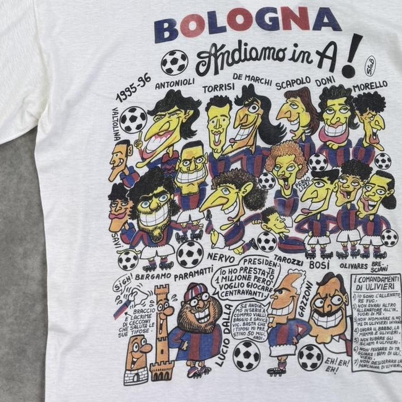 Vintage football top Bologna