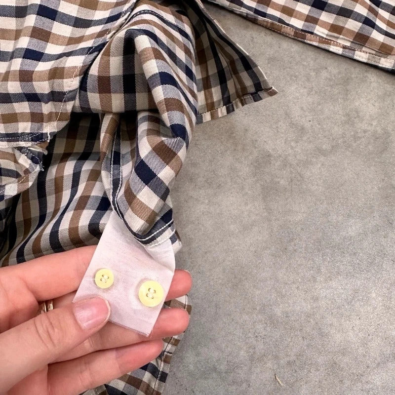 Aquascutum house check shirt