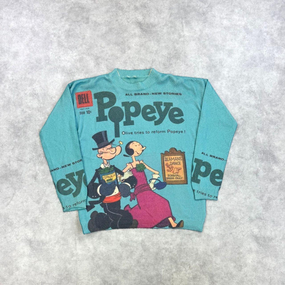 Popeye Character Knit Jumper
