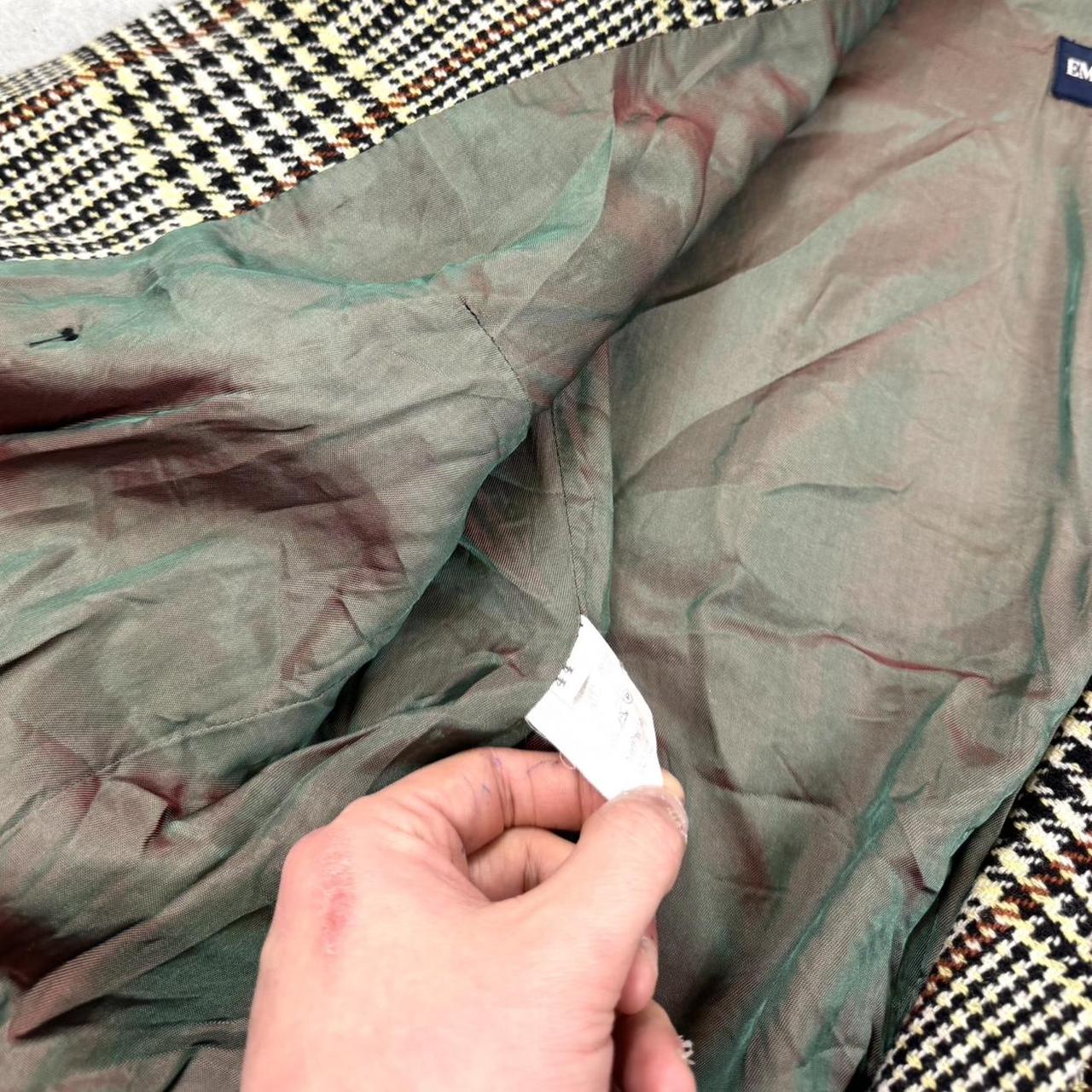 Vintage Emporio Armani check blazer