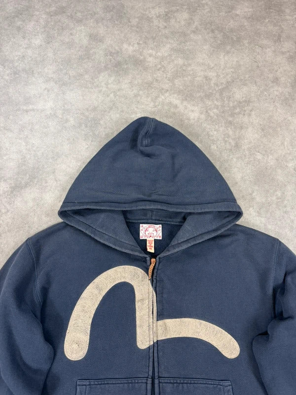 Vintage Evisu logo hoodie