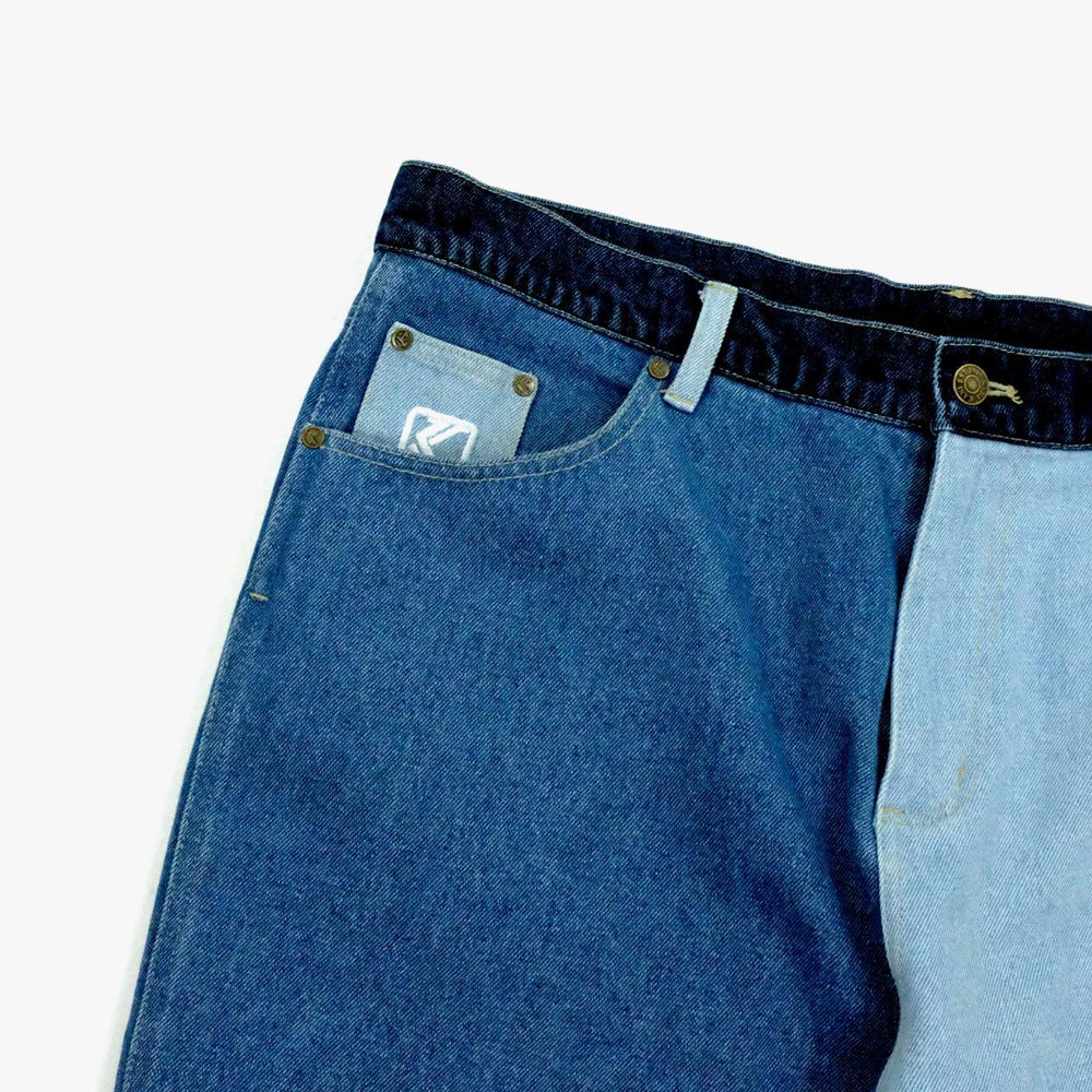 Karl Kani colour split jeans