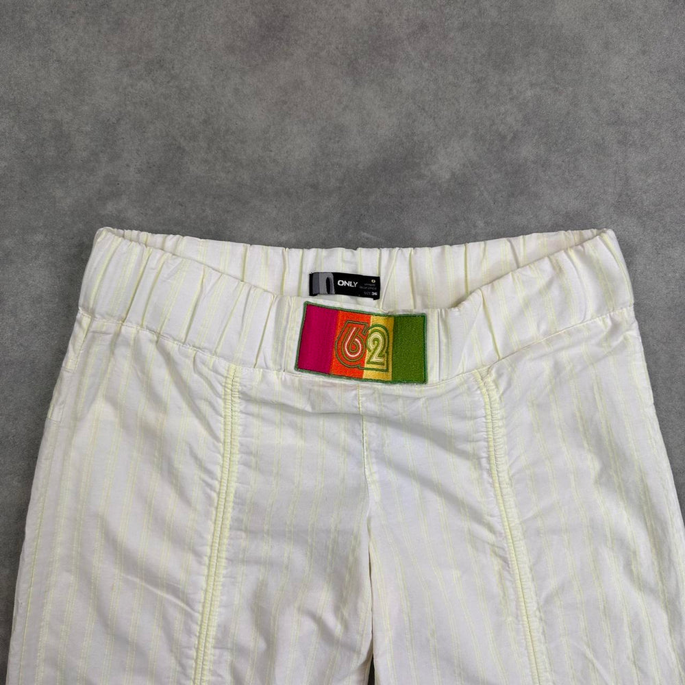 Only white baggy trousers