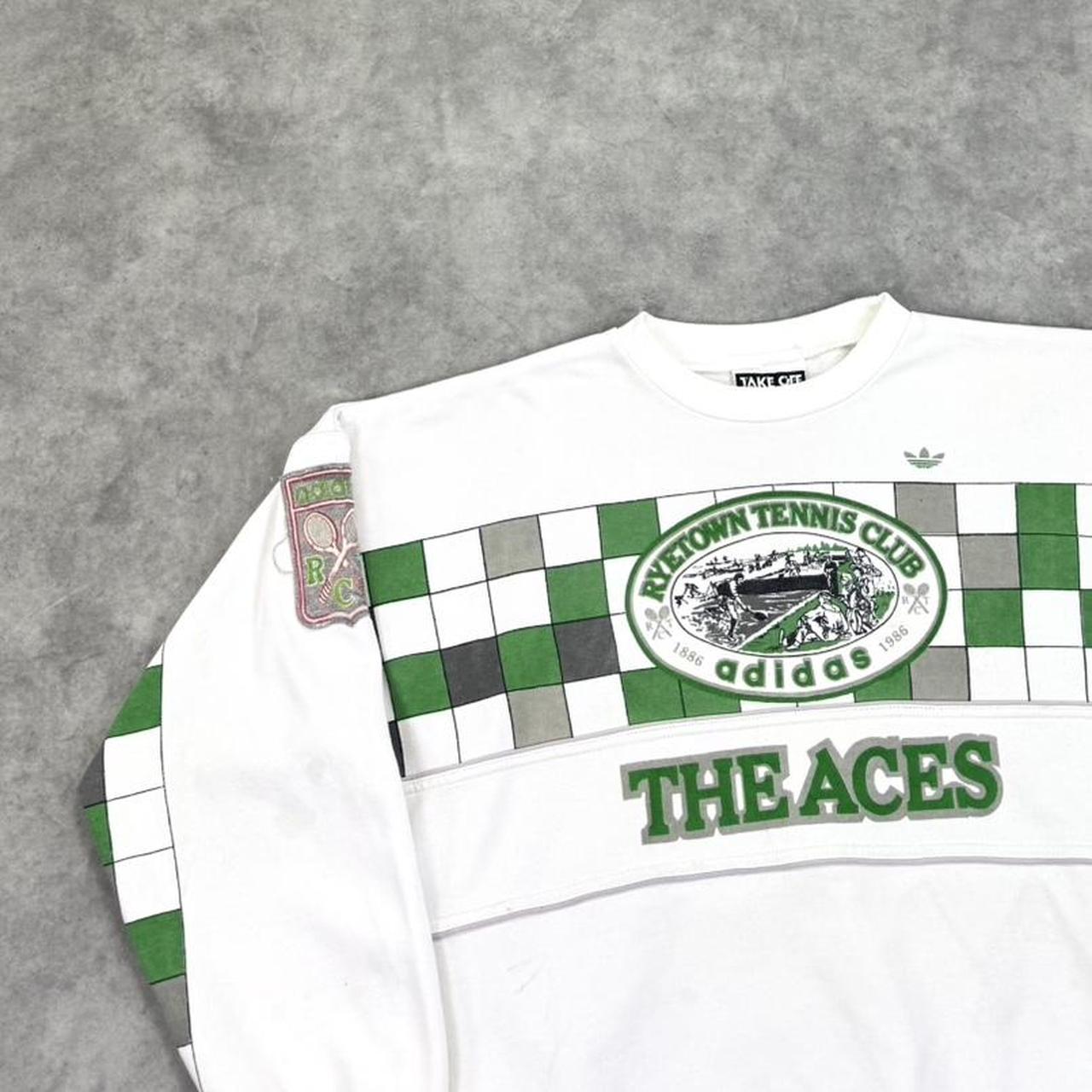 Vintage 80s adidas print jumper