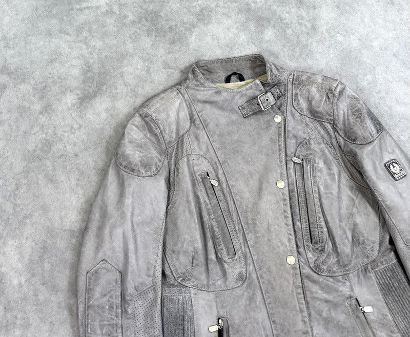 Belstaff leather biker jacket