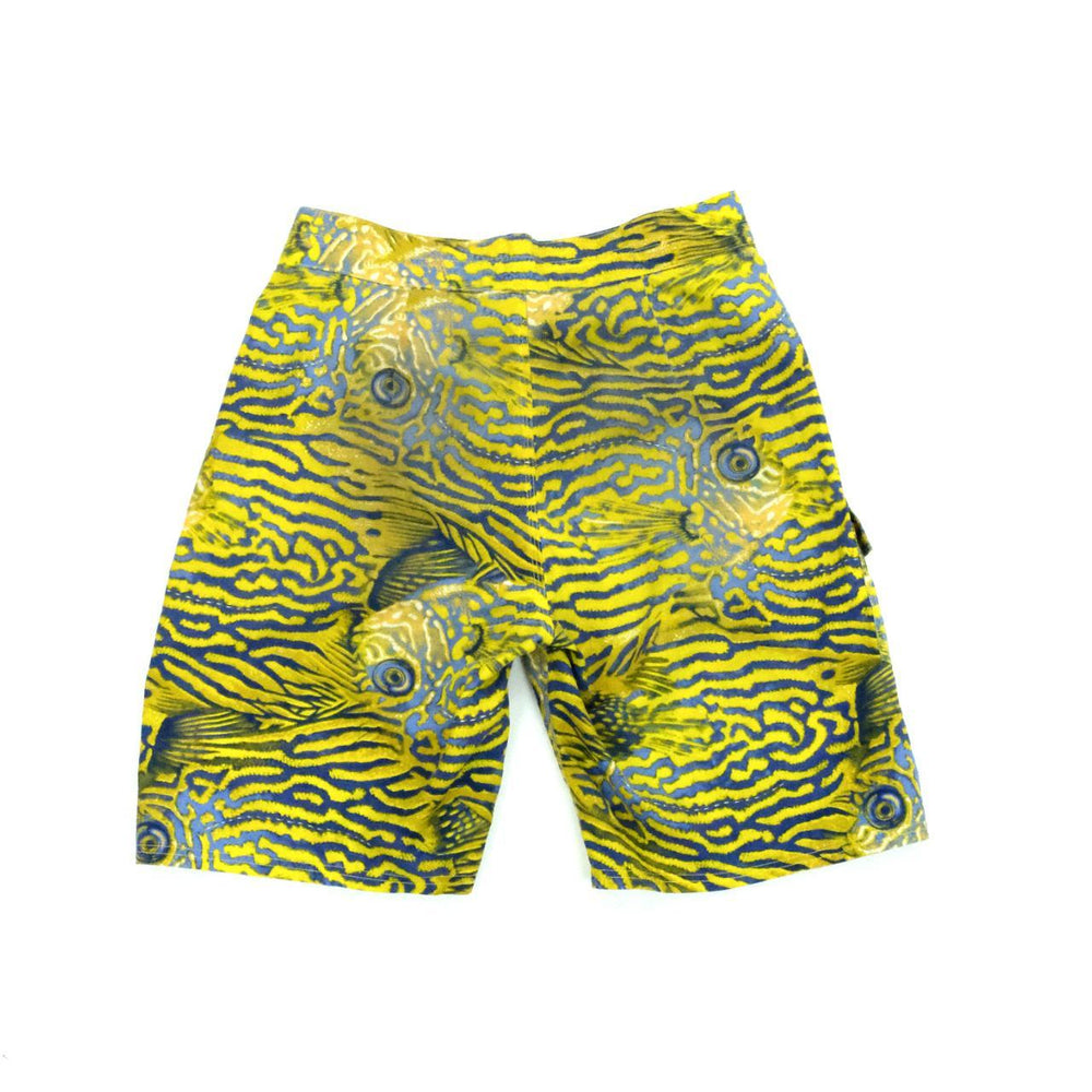 Vintage Print Shorts