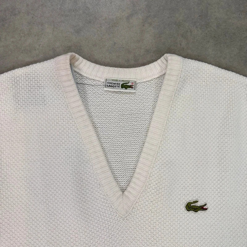 Vintage Lacoste v-neck vest