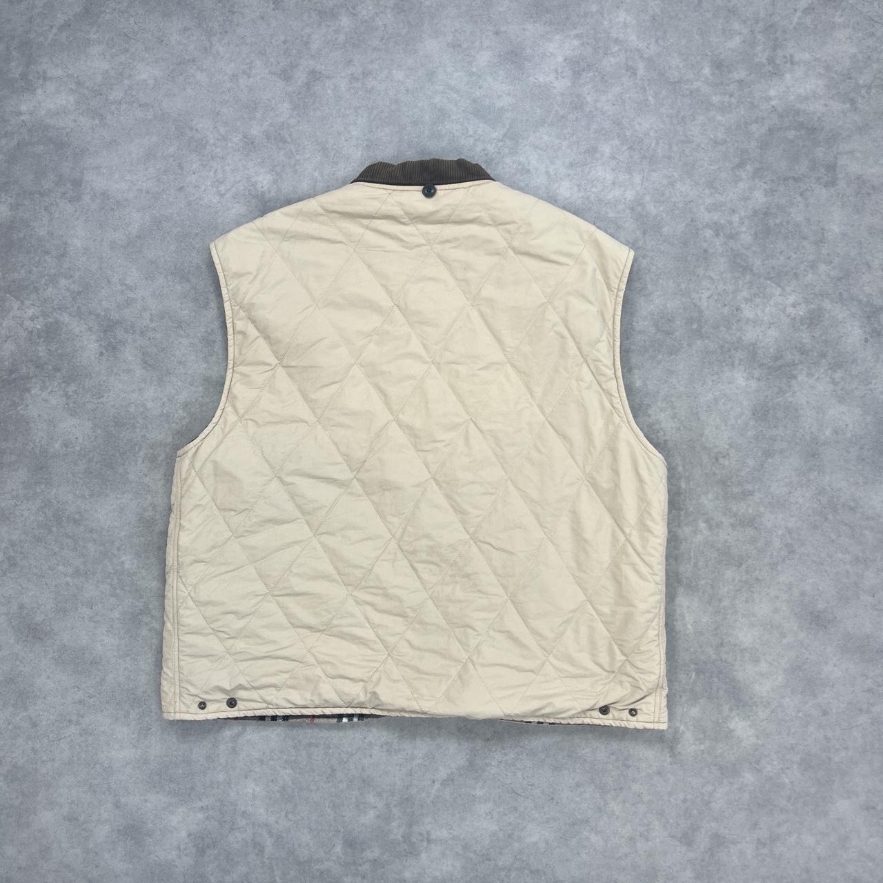 Vintage 90s Burberry quilted gilet