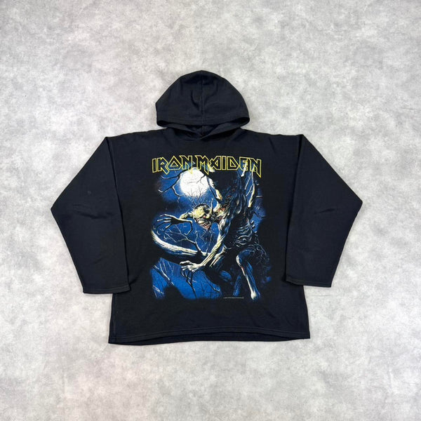 Vintage Iron Maiden print hoodie