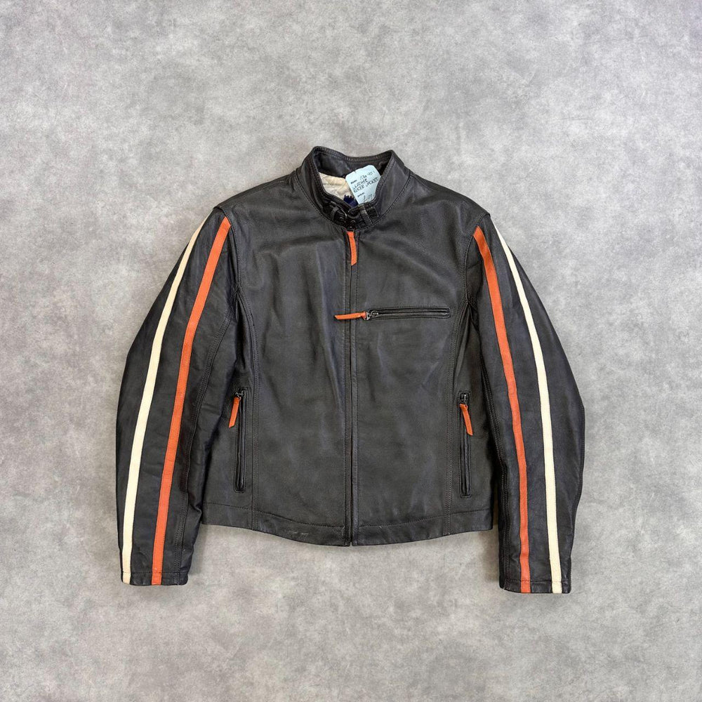 Leather Vera Pelle Bomber Jacket