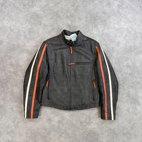 Leather Vera Pelle Bomber Jacket