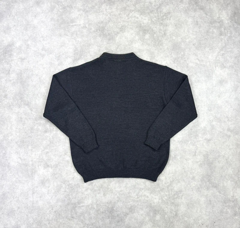 Vintage Versace embroidered knit jumper