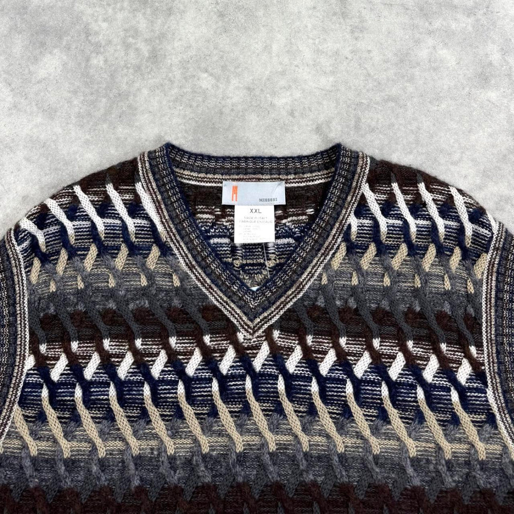 Missoni knit vest