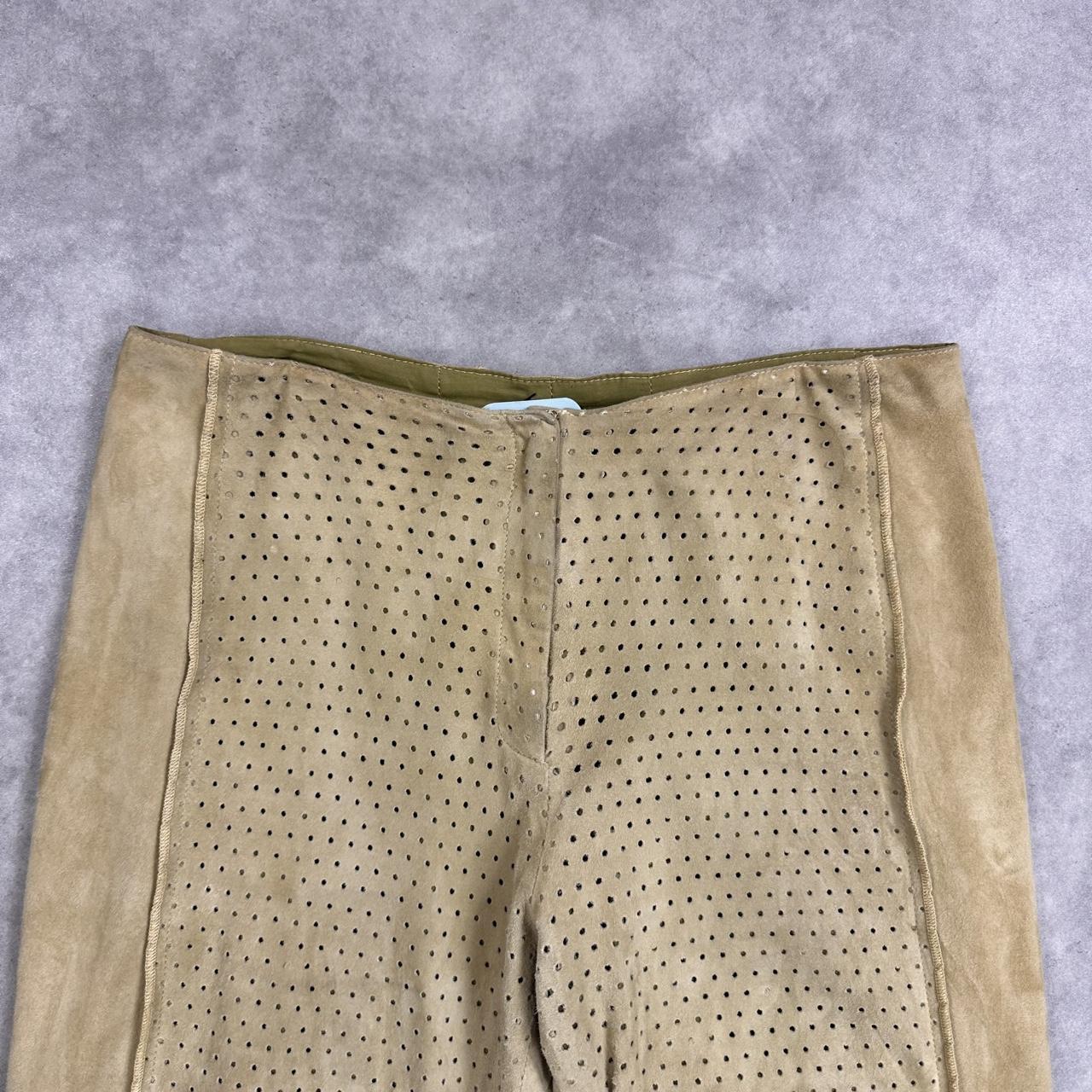 Pancaldi & B tan suede trousers