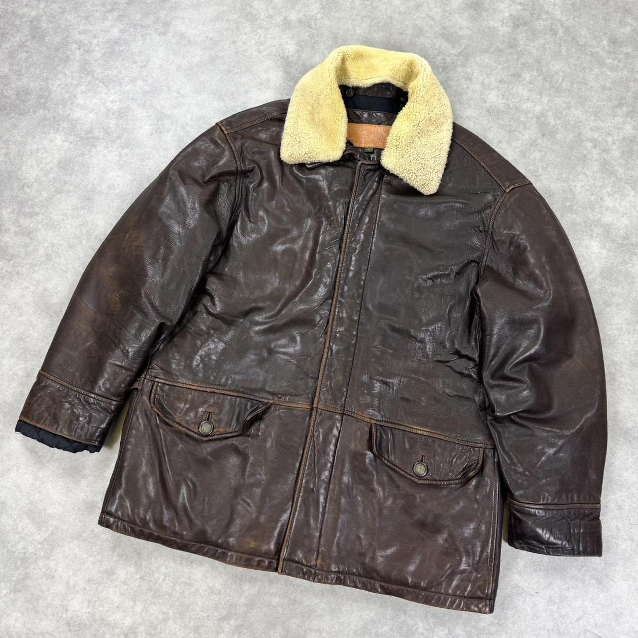 Timberland leather coat
