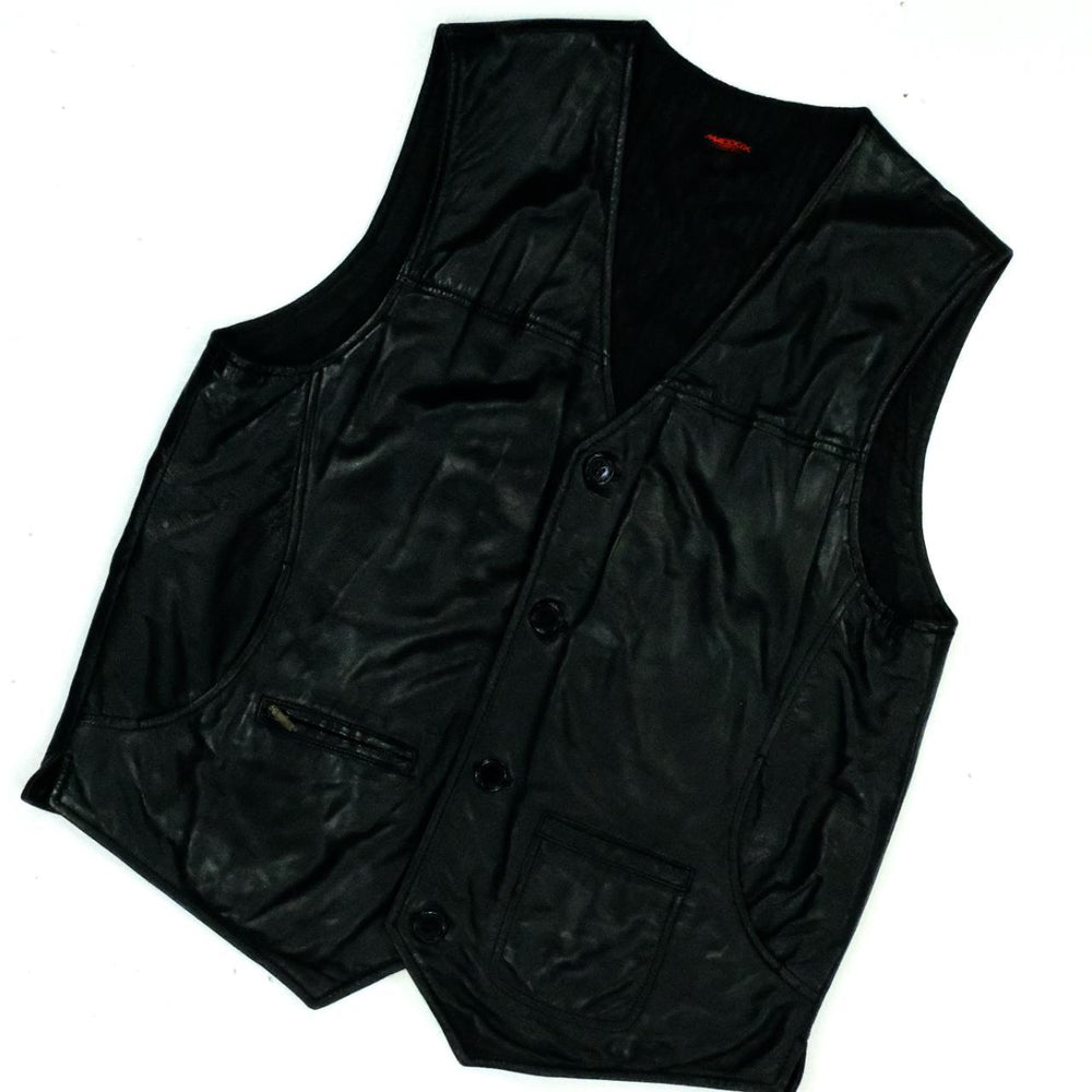 Leather Gilet