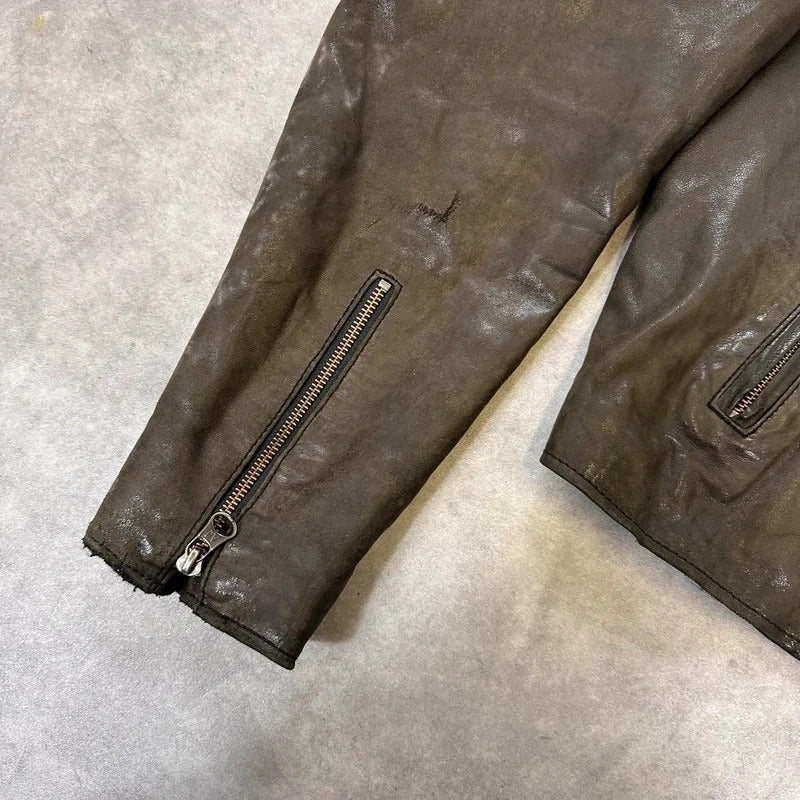Armani Jeans lambskin jacket