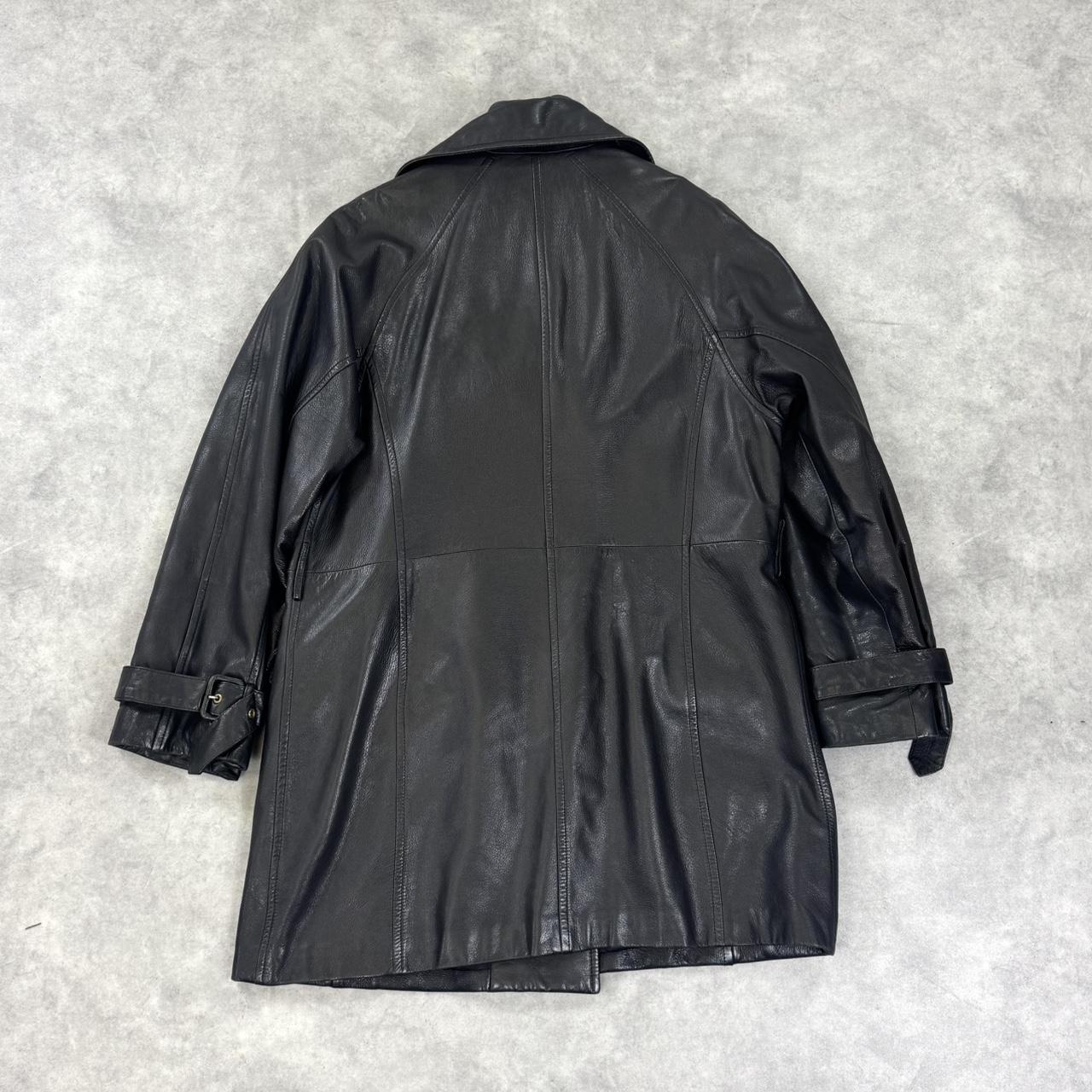 Vintage Max Mara leather coat