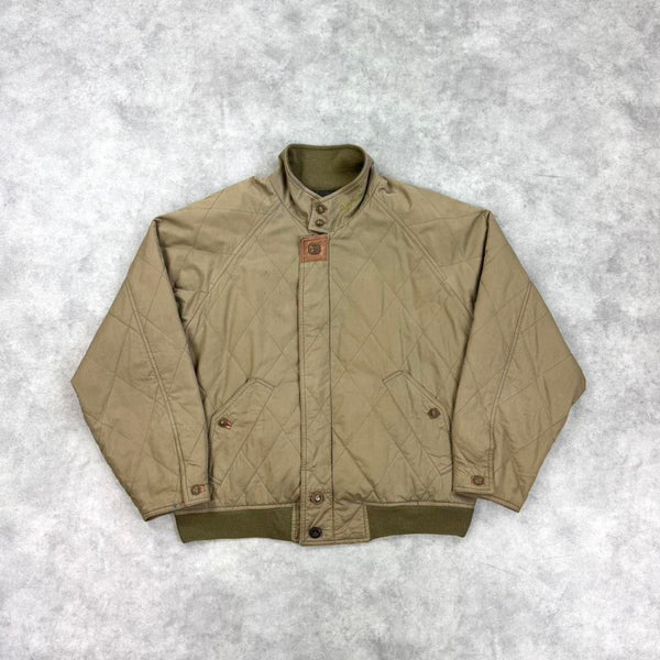 Vintage Burberry quilted bomber jacket